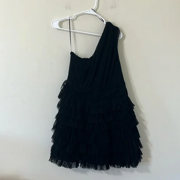 VICI Endless Rose Hello Lover One Shoulder Tiered Tulle Mini Dress Size XL NEW - Picture 2 of 11